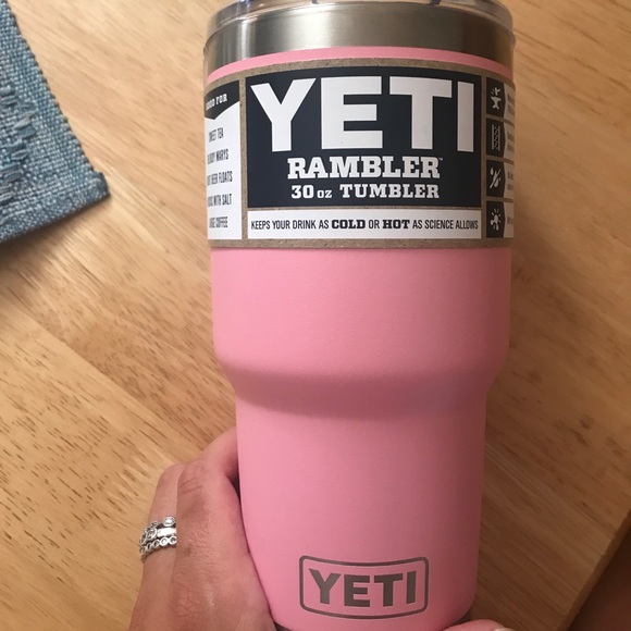 pink yeti rambler 30 oz